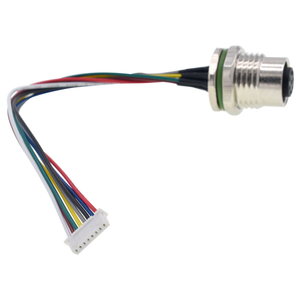 JST Molex 8PIN Terminal M12 Female Connector Cable Assembly 
