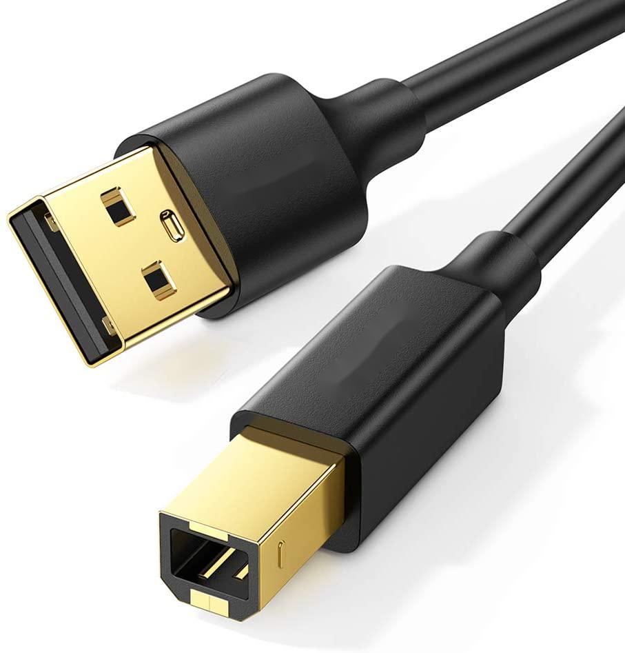 USB2.0 Cable Cord USB Type A Male to B Male Gold Plated OEM 