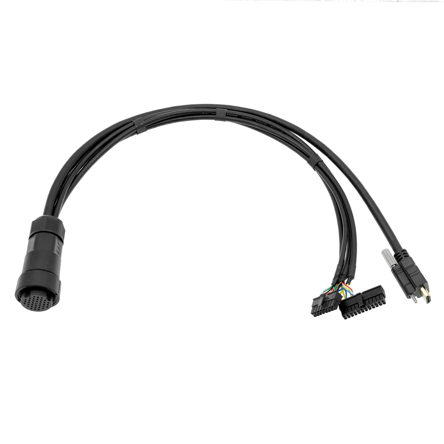 Waterproof M36 HDMI Plug Housing Automotive Wiring Harness