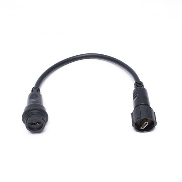 Customized HDMI Cable Male to Female Plug Power Cable OEM 