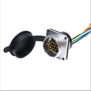 16PIN Aviation Plug PVC Male Connector Custom Wiring Harness 